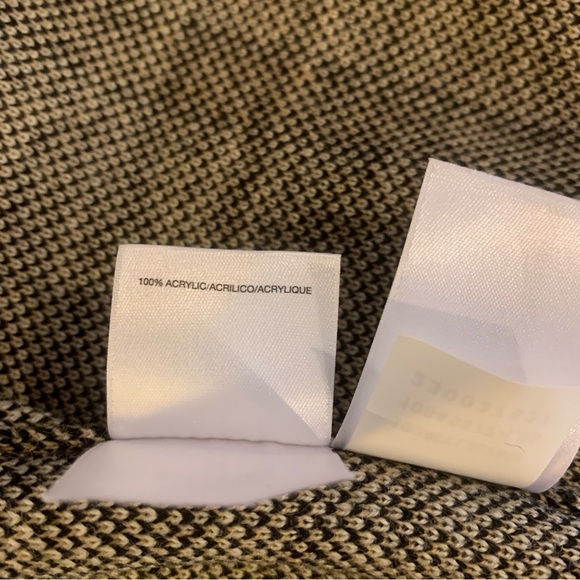 Anne Klein Open Knit Long Line Sweater Cardigan Shacket Size L - Picture 9 of 10